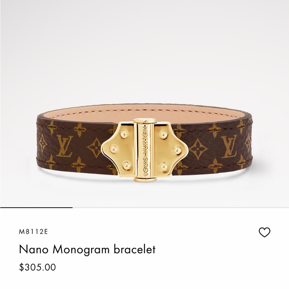 Louis Vuitton Nano Monogram bracelet
